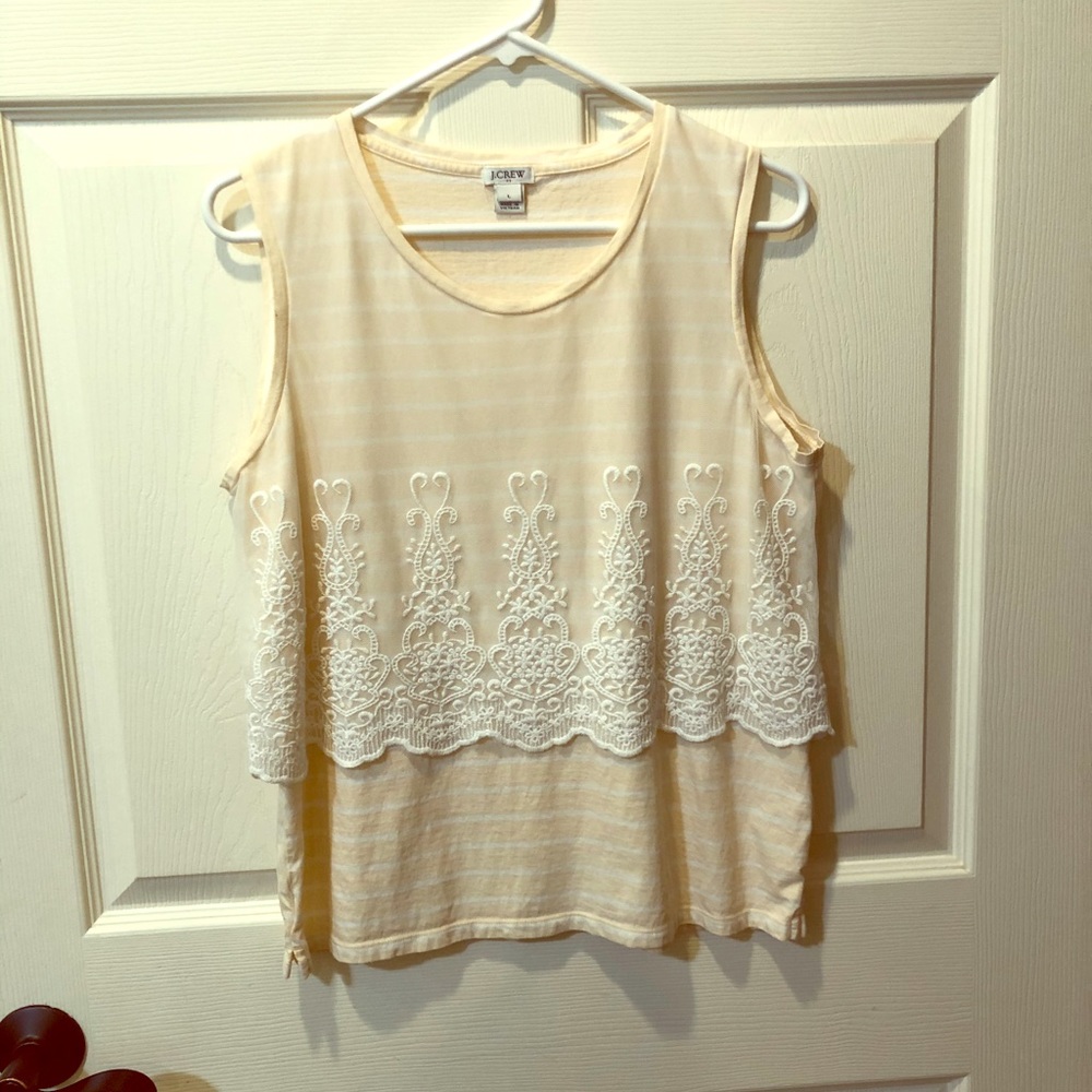 J Crew striped tank